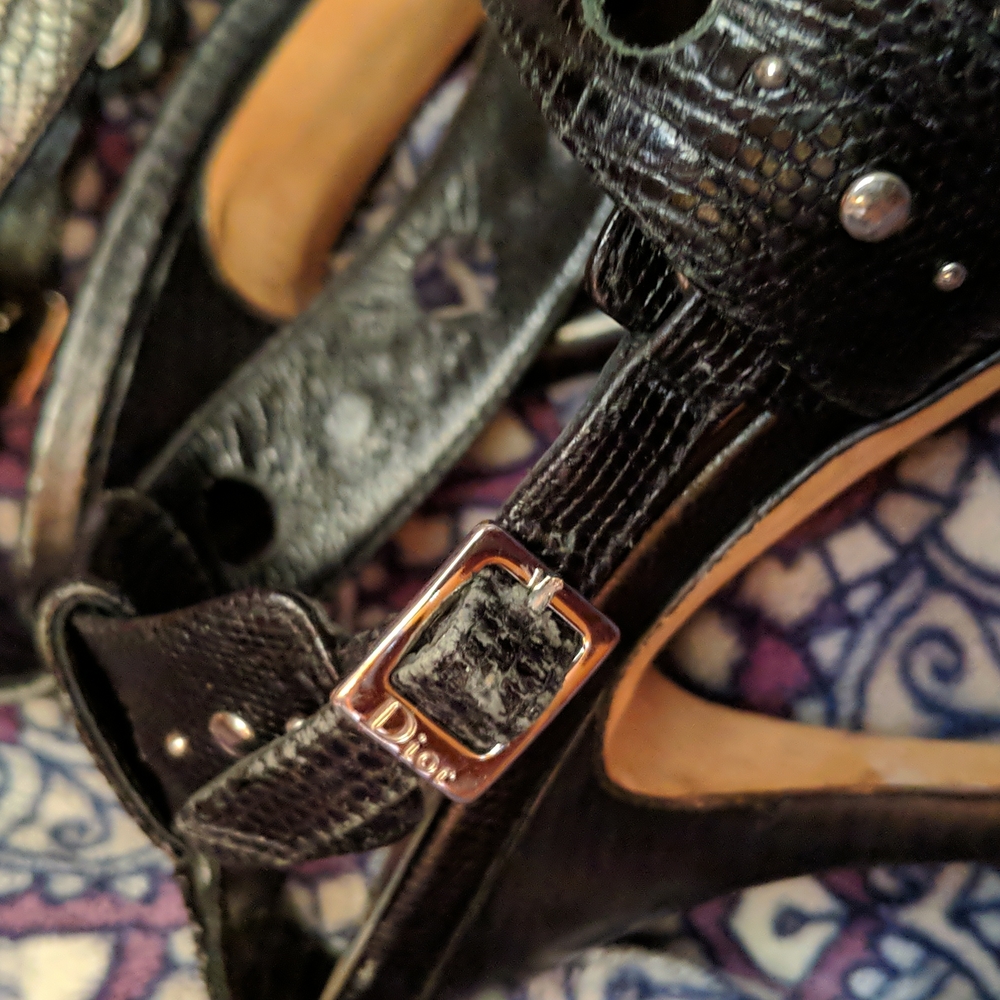 🕷️ Authentic Christian Dior leather heels🕷️ - Picture 6 of 8